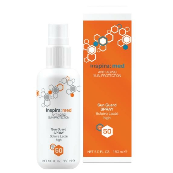 SPF 50 napvédő spray inspira cosmetics SylviaShop webáruház