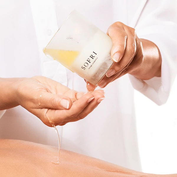 Sofri Color Energy Encouraging massage candle - frissítő masszázsgyertya 140g